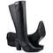 Bota Montaria Mr. Gutt Cano Longo Salto Grosso Couro Preto - Marca Mr. Gutt