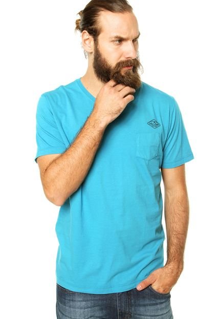 Camiseta Colcci Tag Bolso Azul - Marca Colcci