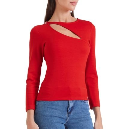 Blusa Forum Malha In24 Vermelho Sparkly Feminino - Marca Forum