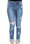 Calça Jeans It's & Co Fringe Skinny Azul - Marca Its & Co