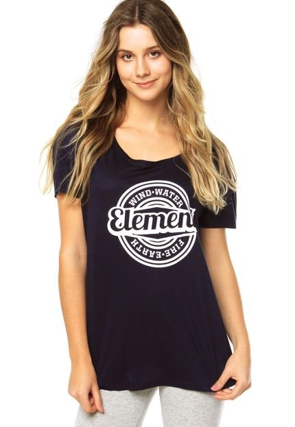 Camiseta Element Little Flag Azul - Marca Element