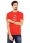 Camiseta Lacoste Slim Fit Laranja - Marca Lacoste