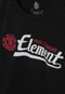 Camiseta Element Menino Escrita Preta - Marca Element