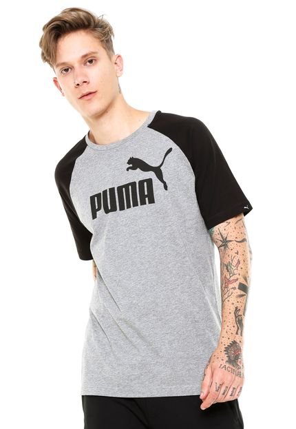 Camiseta Puma Ess. No.1 Logo Cinza - Marca Puma