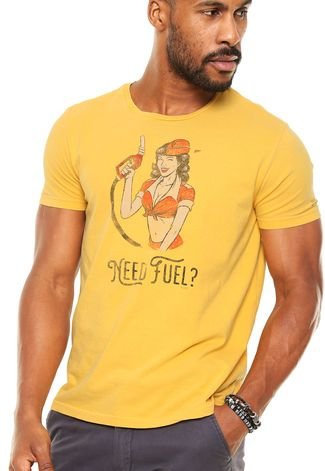 Camiseta Ellus Vintage Amarela
