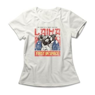 Camiseta Feminina Laika - Off White