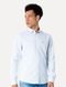 Camisa Tommy Jeans Masculina Regular Classic Oxford Mescla Azul Claro Mescla - Marca Tommy Jeans