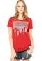 Camiseta Colcci Comfort Rock Vermelha - Marca Colcci
