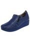 Mocassim Usaflex Minifuros Azul-Marinho - Marca Usaflex