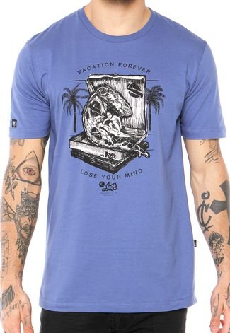 Camiseta ...Lost Surfer Pizza Azul
