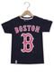 Camiseta Manga Curta New Era Boston Red Sox Infantil Azul-Marinho - Marca New Era