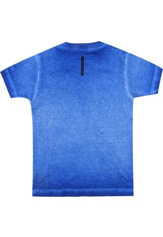 Camiseta Calvin Klein Kids Menino Escrita Azul