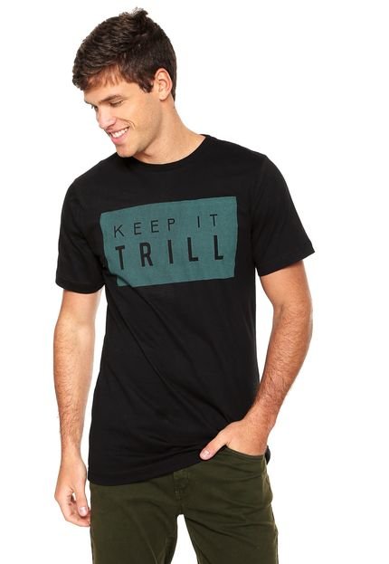Camiseta FiveBlu Trill Preta - Marca FiveBlu