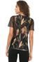 Blusa Ellus 2ND Floor Tropical Night Preta - Marca 2ND Floor