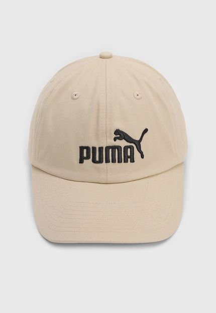 Boné Aberto Puma Aba Curva No 1 Logo Bege - Marca Puma