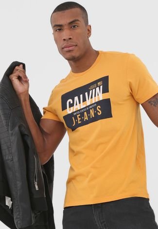 Camiseta Amarela Calvin Klein