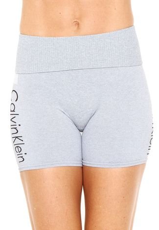 Short Calvin Klein Underwear Sem Costura Fitness Cinza