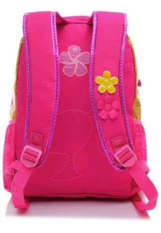 MOCHILA ESCOLAR BARBIE PORTAL SECRETO GRANDE 3 BOLSOS SESTINI