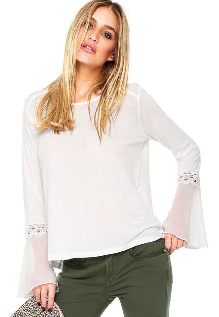 Blusa Letage Thamara Branca - Marca Letage