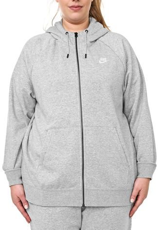 Moletom Flanelado Fechado Nike Sportswear Essntl Fnl Po Flc Off