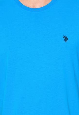 Camiseta U.S. Polo Slim Azul