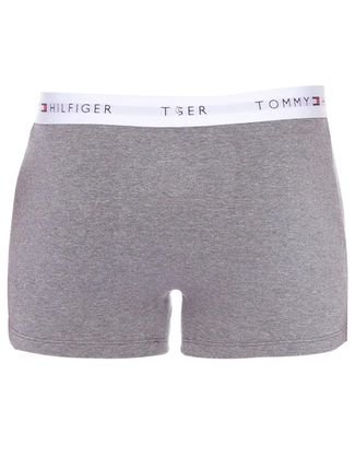 Cueca Tommy Hilfiger Cotton Stretch Trunk Cinza Pack 3UN