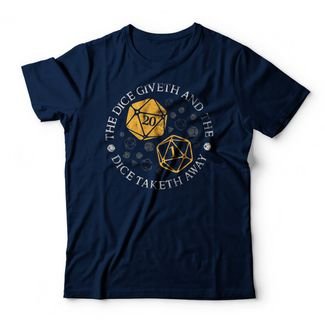 Camiseta Giveth And Taketh Away - Azul Marinho