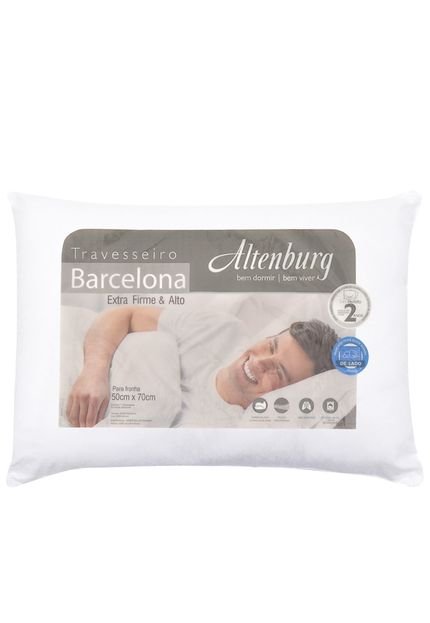 Travesseiro Altenburg Barcelona Suporte 50x70cm Branco - Marca Altenburg