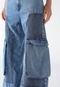 Calça Jeans Lez a Lez Pantalona Bolsos Azul - Marca Lez a Lez