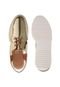 Oxford Flatform Vizzano Recortes Dourado - Marca Vizzano