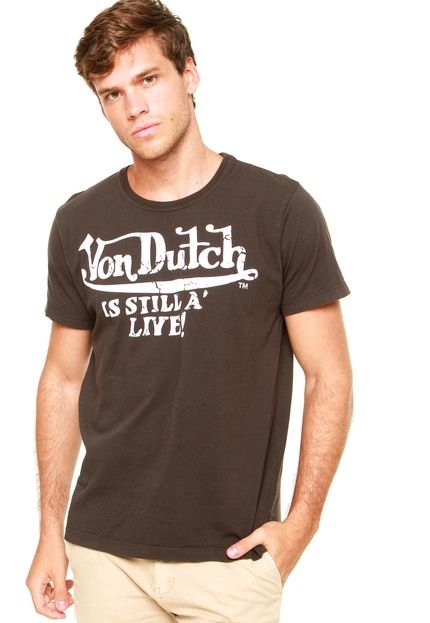 Camiseta Von Dutch Is Still A' Live Preta - Marca Von Dutch 