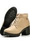 Bota Coturno OUSY SHOES Tratorada Nude - Marca OUSY SHOES