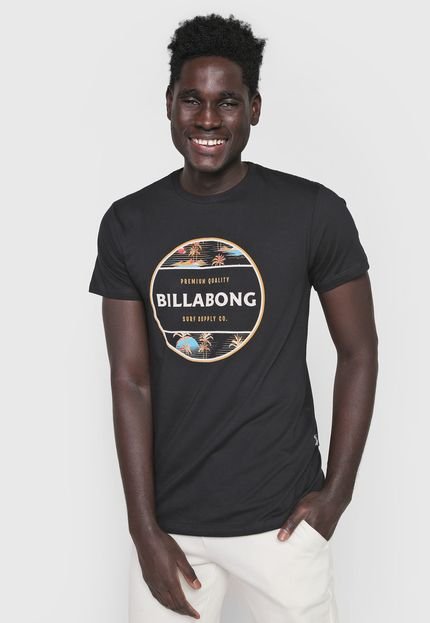 Camiseta Billabong Rotor Preta - Marca Billabong