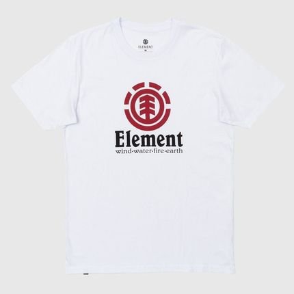 Camiseta Element Vertical Perennial Masculina Branco - Marca Element