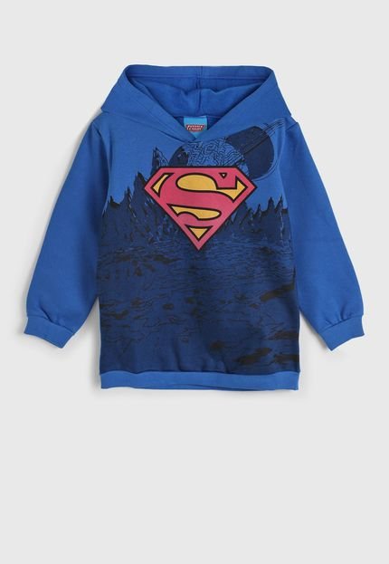 Blusa de Moletom Kamylus Infantil Superman Azul - Marca Kamylus