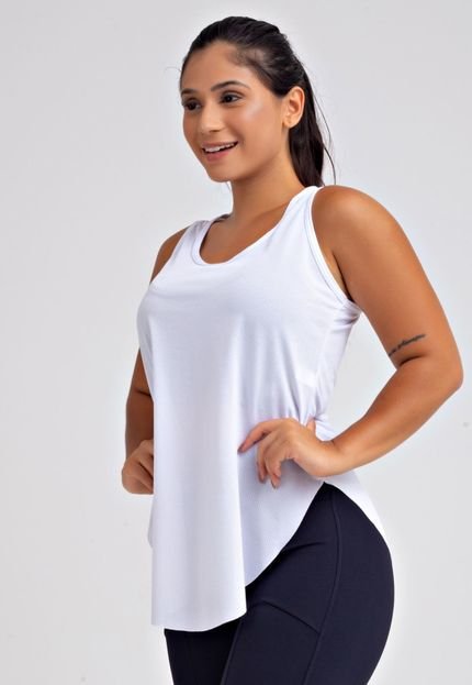 Regata Feminina Dry Fit Camiseta Fitness Tapa Bum Bum Longline Academia - Marca URBAN KING