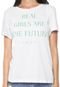 Camiseta Colcci Lettering Branca - Marca Colcci