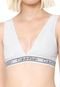 Top Calvin Klein Underwear Lettering Branco - Marca Calvin Klein Underwear