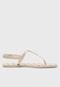 Rasteira Colcci Fechada Off-White - Marca Colcci