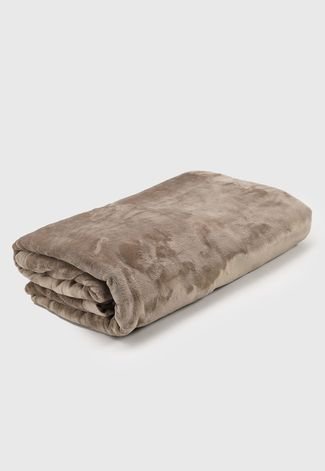 Cobertor Kacyumara Casal Blanket Marrom