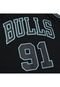 Regata Mitchell & Ness Halloween Swingman Jersey Chicago Bulls 1997-98 Dennis Rodman Preta - Marca Mitchell & Ness