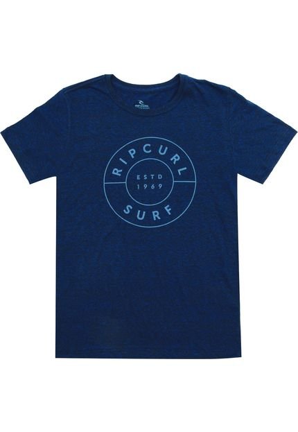 Camiseta Rip Curl Menino Escrita Azul - Marca Rip Curl