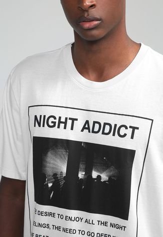 Camiseta John John Night Addict Off-White - Compre Agora