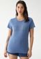 Camiseta GAP Ajustada Logo Azul - Marca GAP