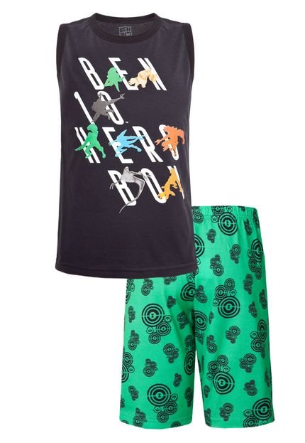 Pijama Marisol Curto Ben 10 Multicolorido - Marca Marisol