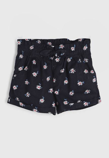 Short GAP Floral Azul-Marinho - Marca GAP