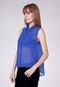 Camisa Anna Flynn Beauty Azul - Marca Anna Flynn