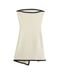 Vestido Curto Levosch Transpassado Bicolor Off White - Marca 77VS LEVOSCH