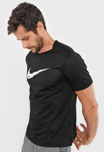 Camiseta Nike Breathe Run Ss Preta - Marca Nike