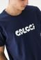 Camiseta Colcci Reta Estampada Azul - Marca Colcci